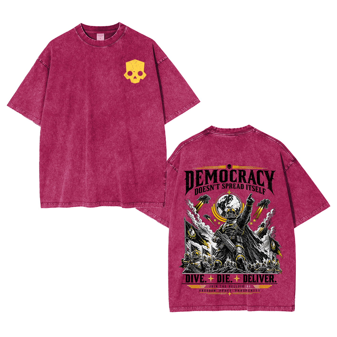 Helldivers Oversized T-shirt/Crewneck/Hoodie