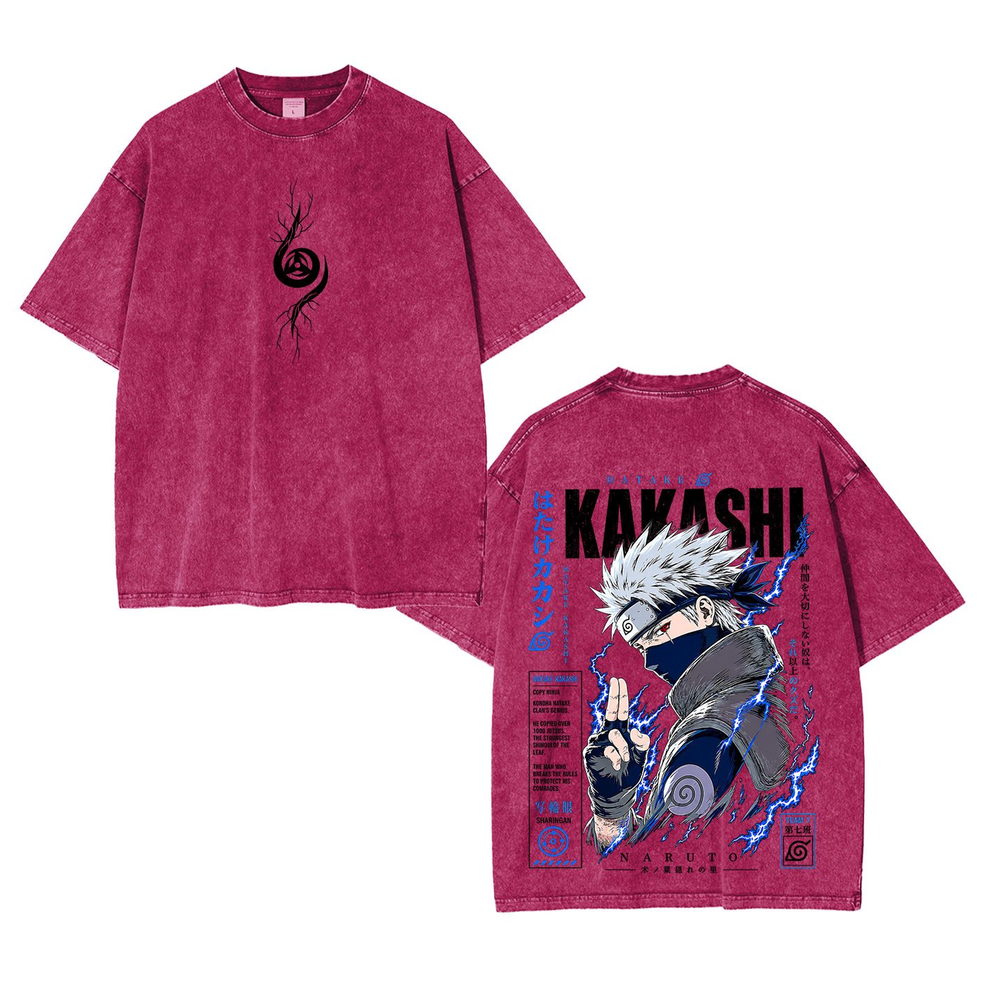 Kakashi Hatake Naruto Oversized T-shirt/Crewneck/Hoodie