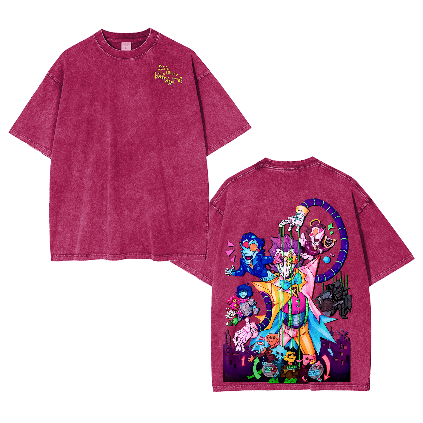 Deltarune Funny Tenna Washed T-shirt/Crewneck/Hoodie