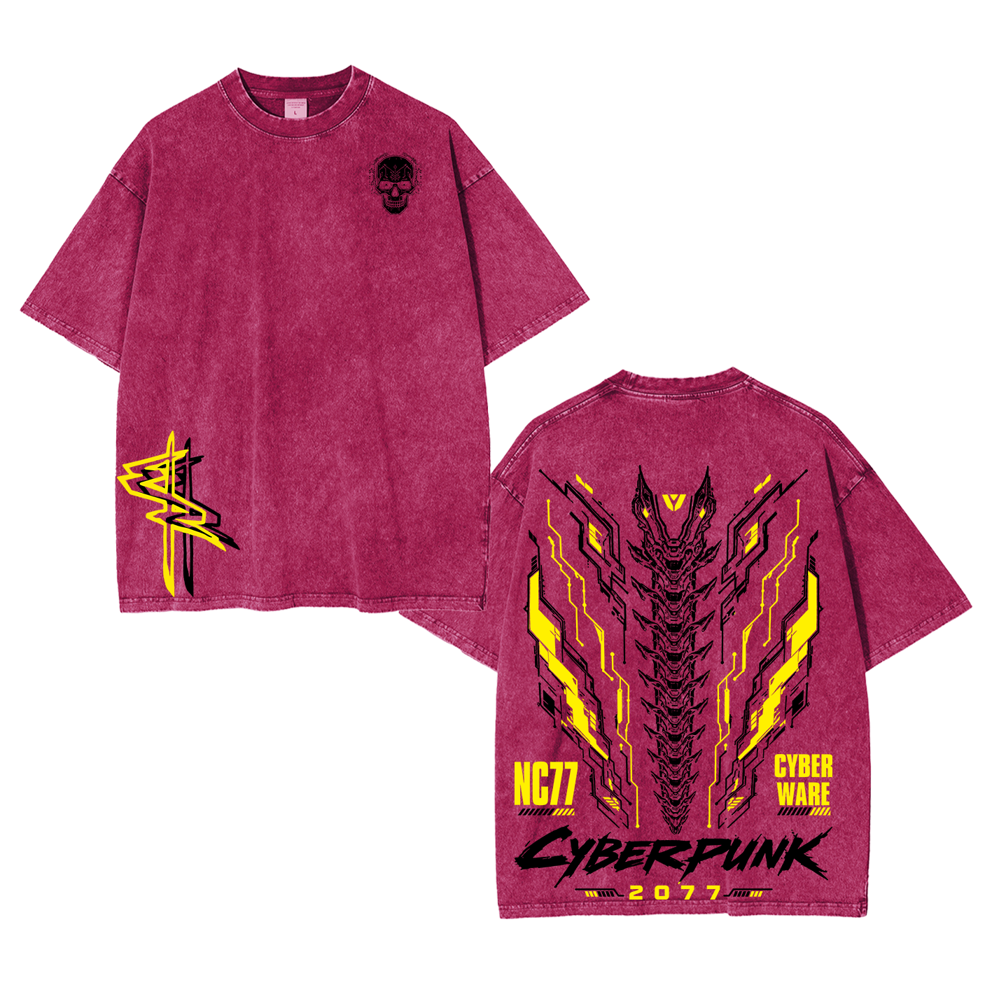 Cyberpunk 2077 Washed T-shirt/Crewneck/Hoodie
