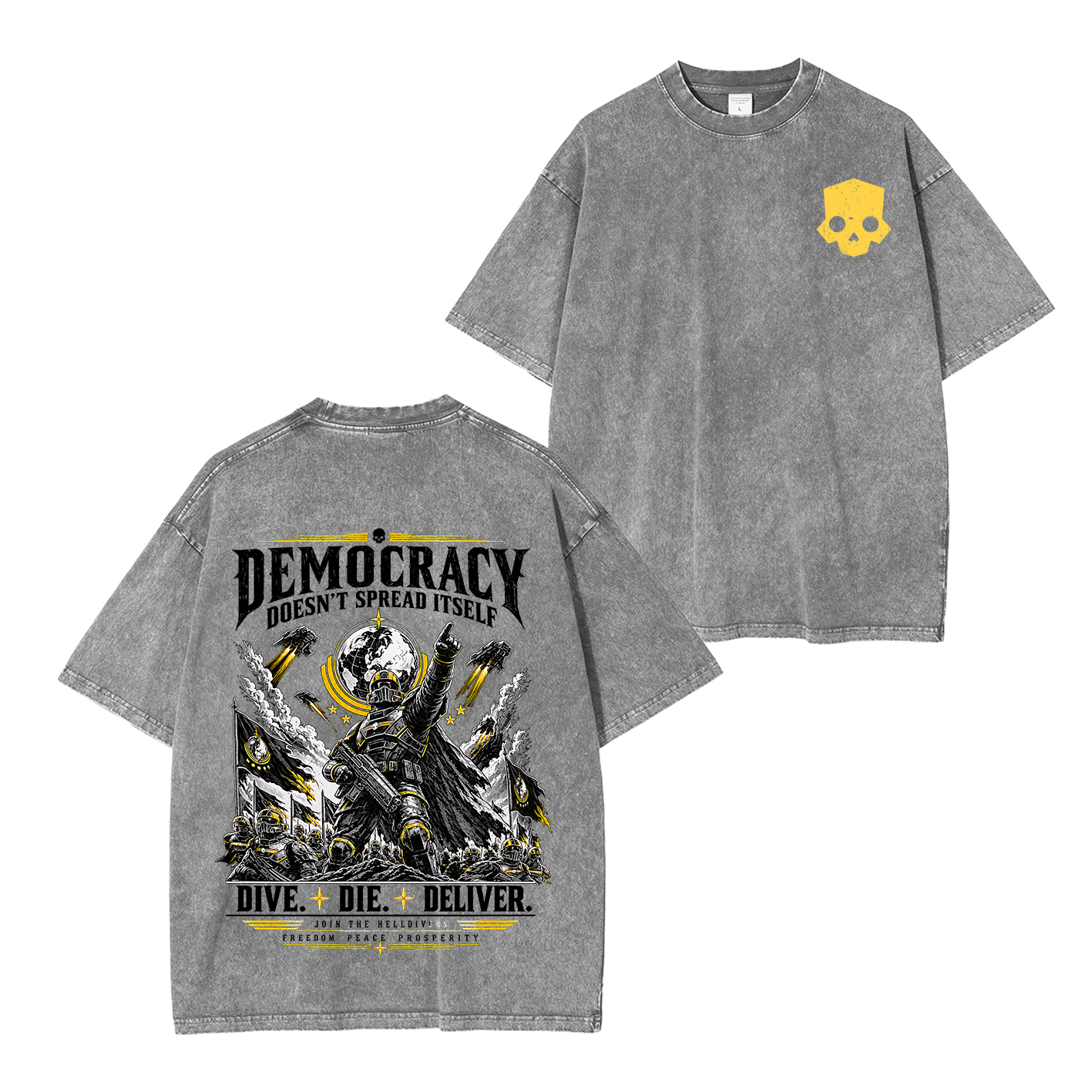 Helldivers Oversized T-shirt/Crewneck/Hoodie
