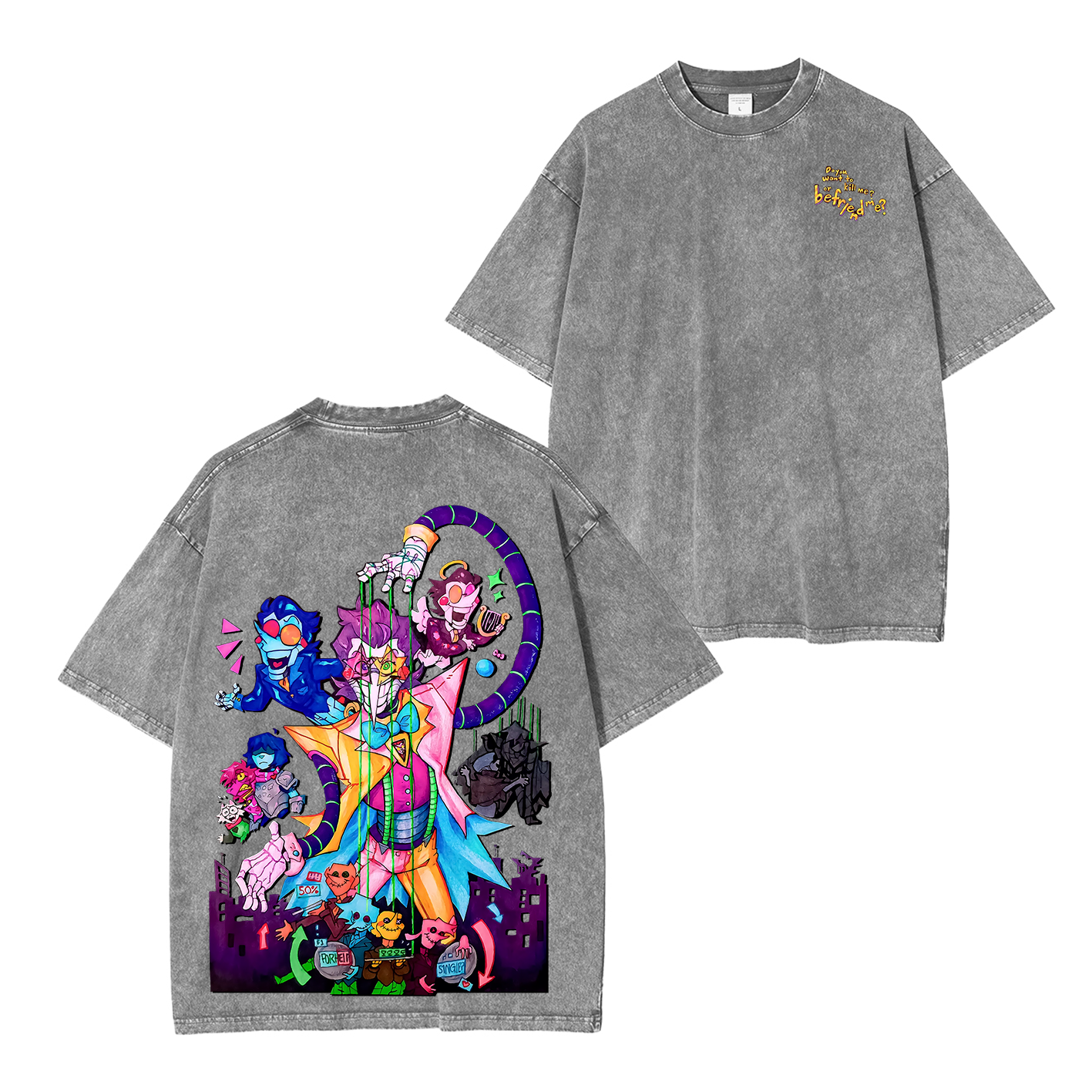 Deltarune Funny Tenna Washed T-shirt/Crewneck/Hoodie