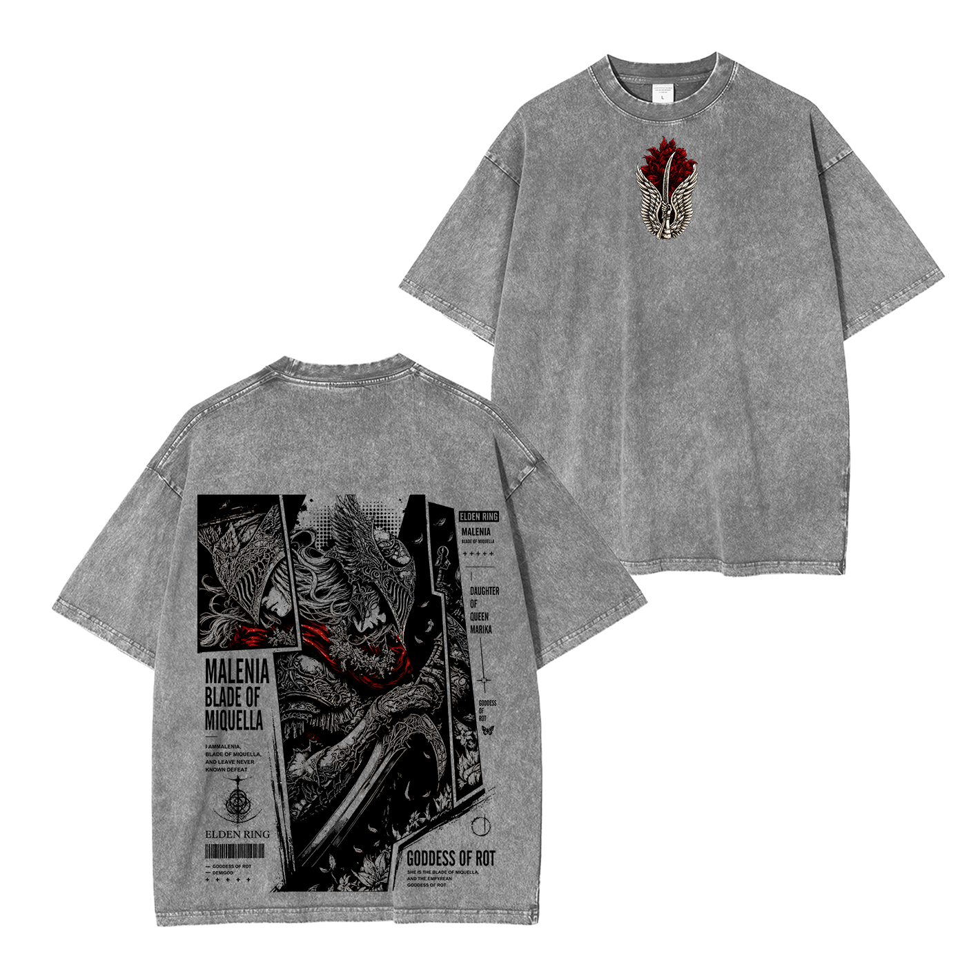 Malenia Elden Ring Washed T-shirt/Crewneck/Hoodie