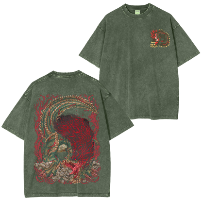 Deviljho the World Eater Unisex Washed T-Shirt