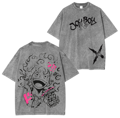 JoyBoy,One Piece Anime Washed T-shirt/Crewneck/Hoodie