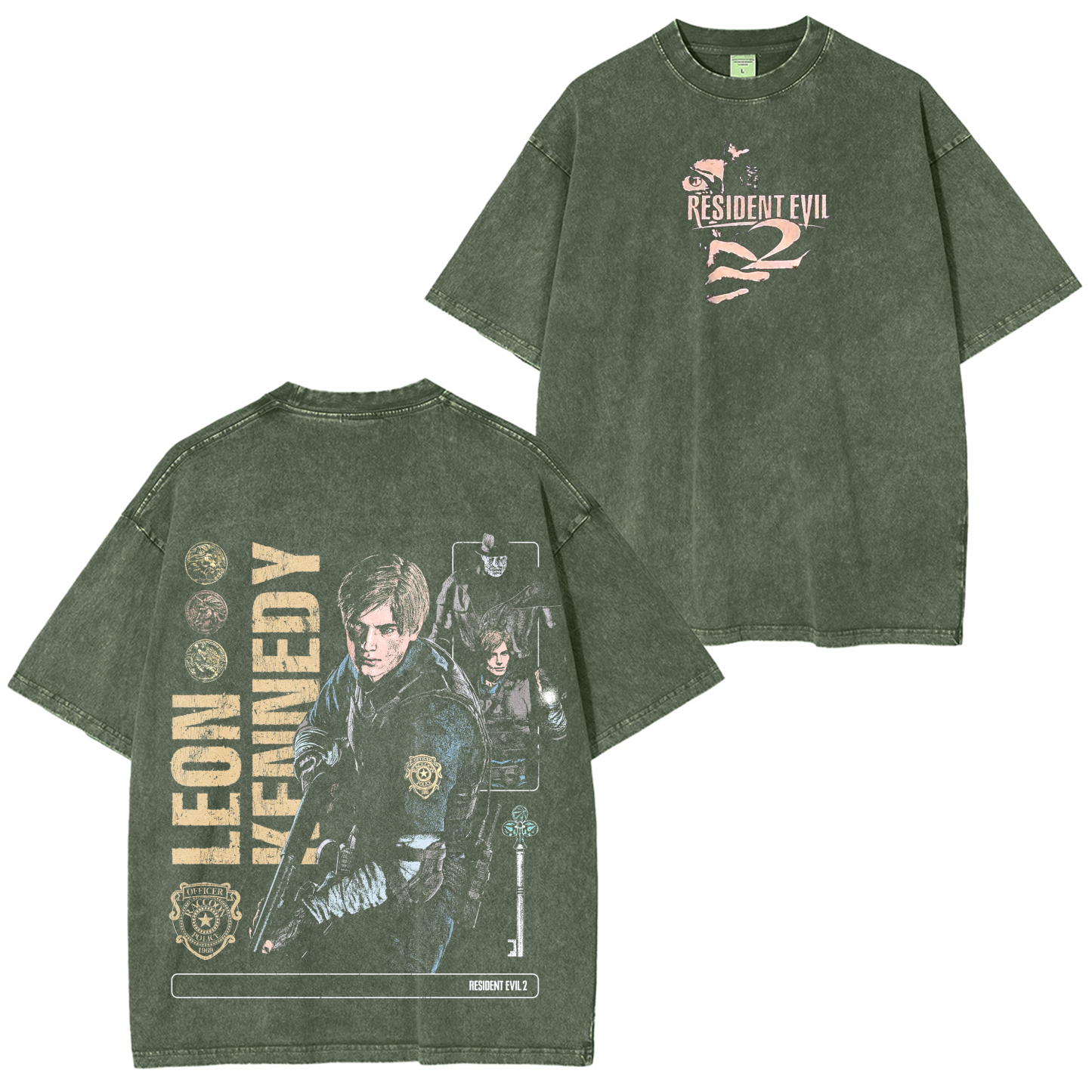 Resident Evil Leon Kennedy Requiem Oversized T-shirt/Crewneck/Hoodie