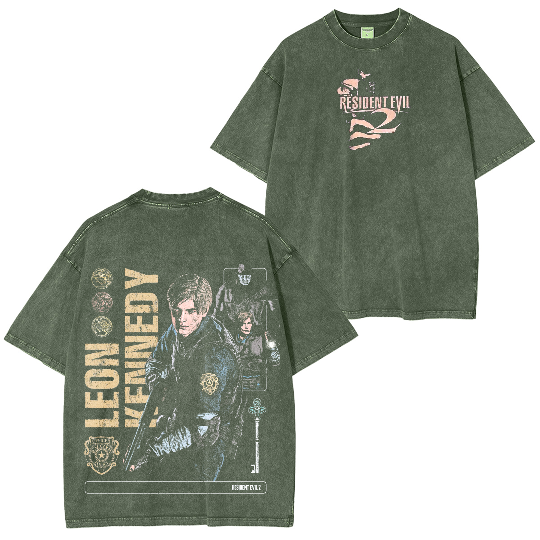 Resident Evil Leon Kennedy Requiem Oversized T-shirt/Crewneck/Hoodie