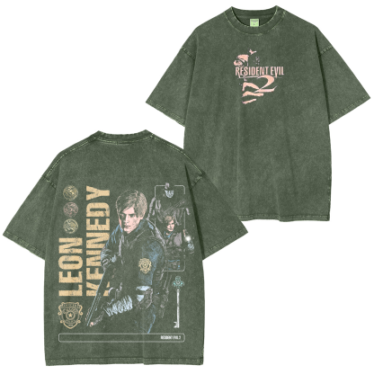 Resident Evil Leon Kennedy Requiem Oversized T-shirt/Crewneck/Hoodie