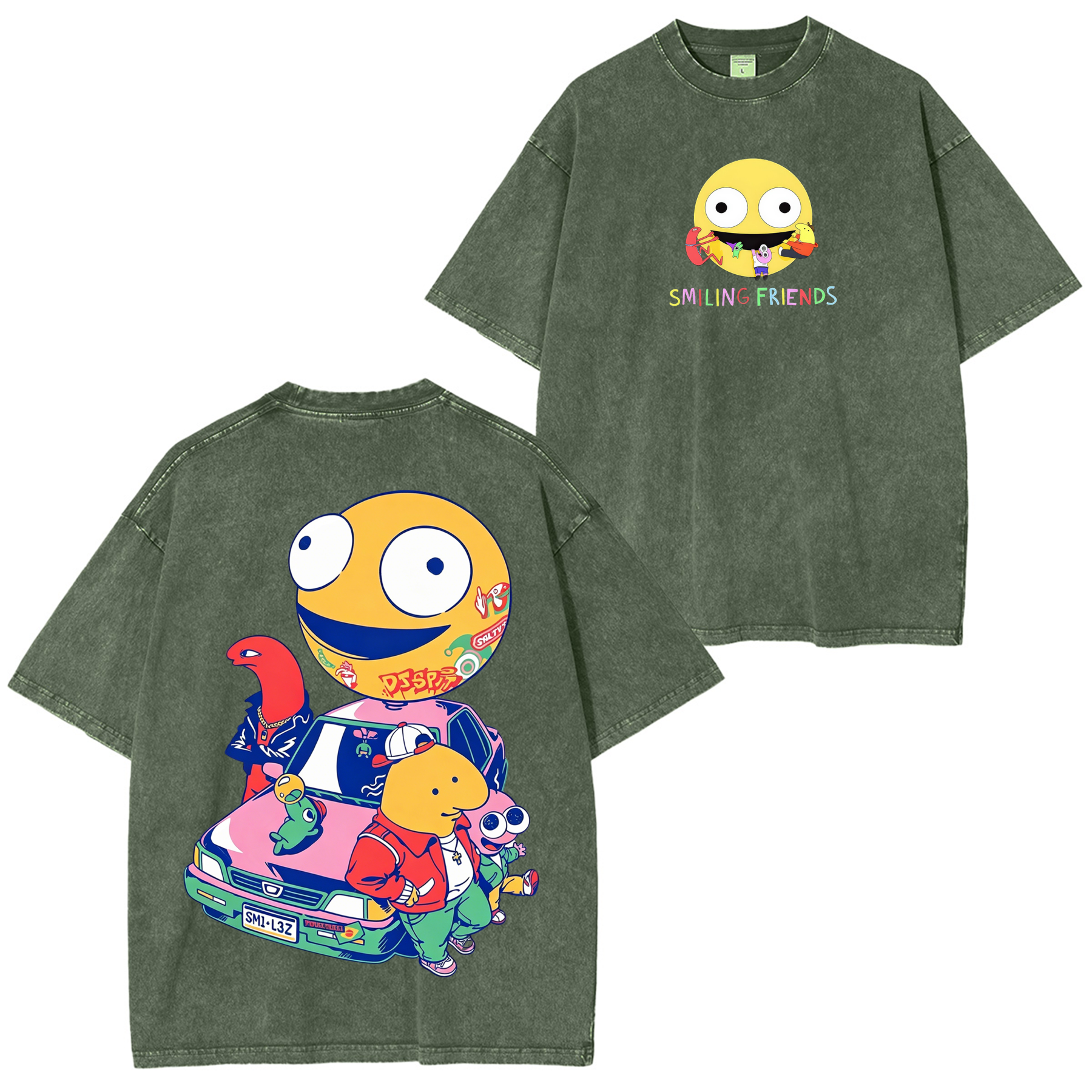Smiling Friends  Oversized T-shirt/Crewneck/Hoodie