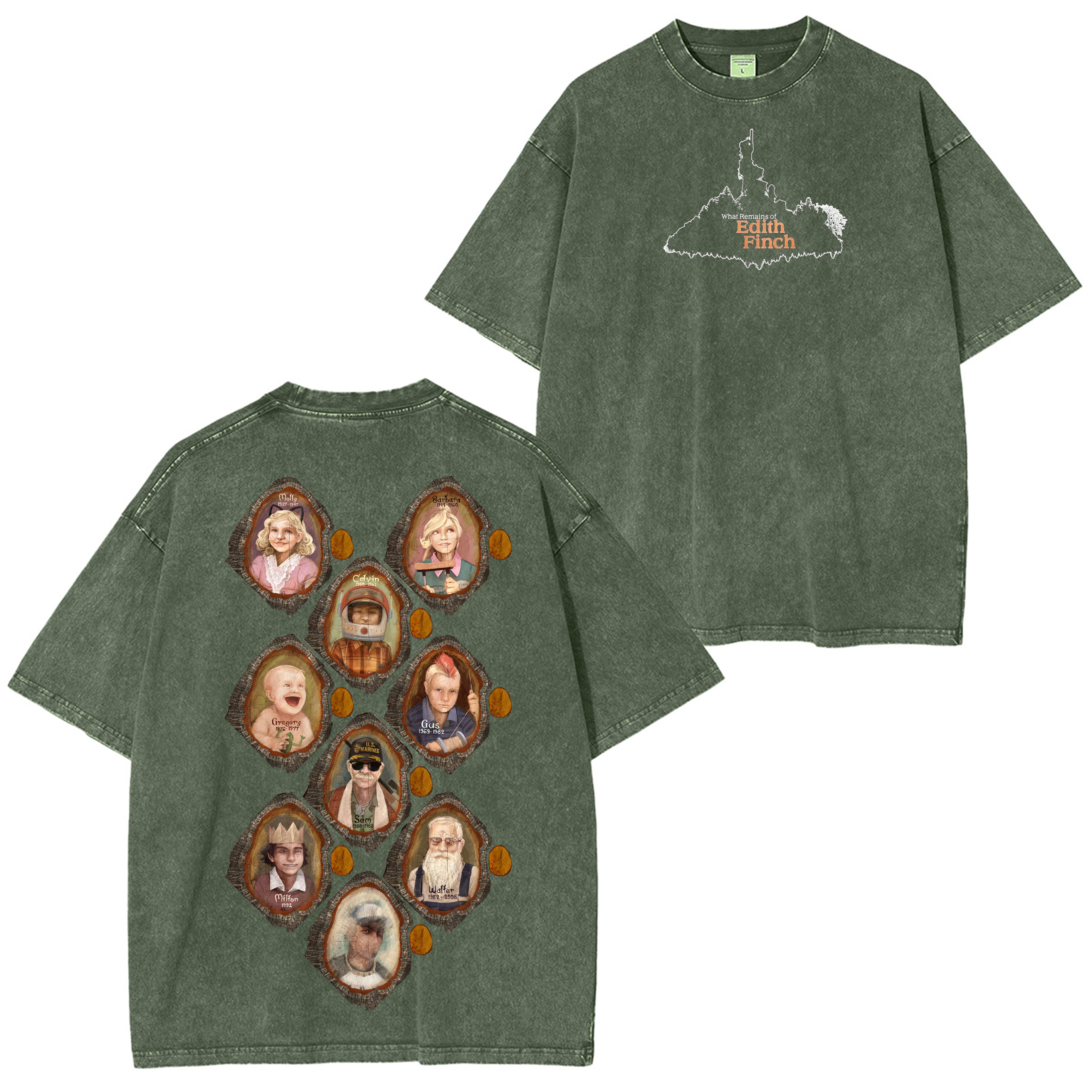 What remains of Edith Finch Unisex Washed T-Shirt