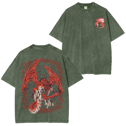 Rathalos the King of the Skies Unisex Washed T-Shirt