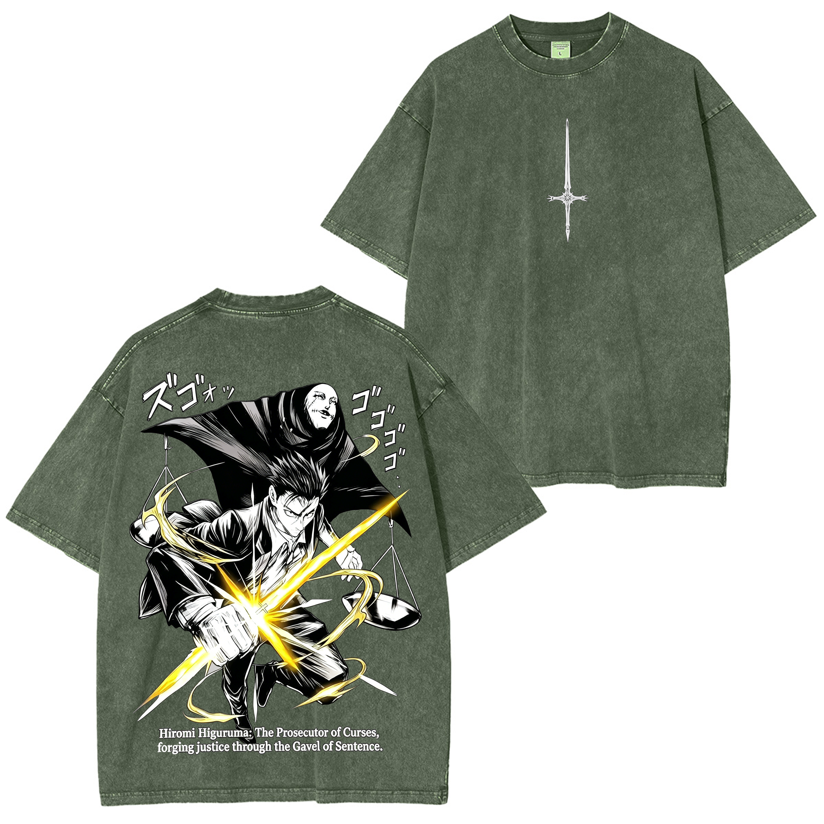 Higuruma Hiromi,Jujutsu Kaisen Unisex Washed T-Shirt