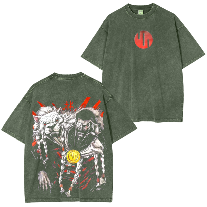 Thragg-Invincible Unisex Washed T-Shirt