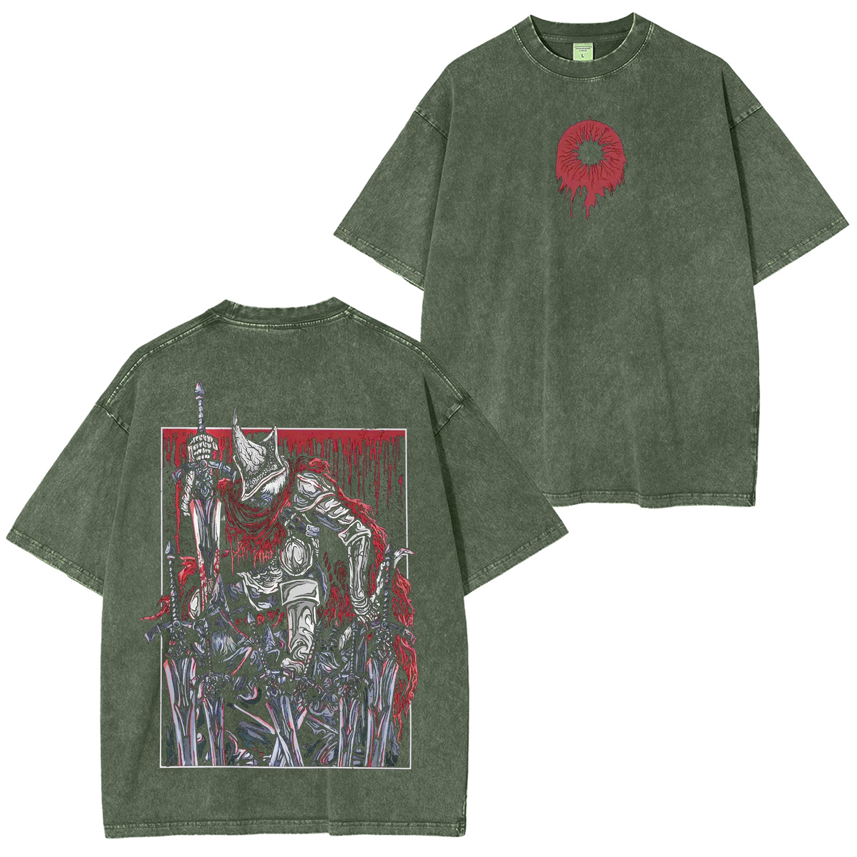 Abyss Watchers Game Unisex Washed T-Shirt