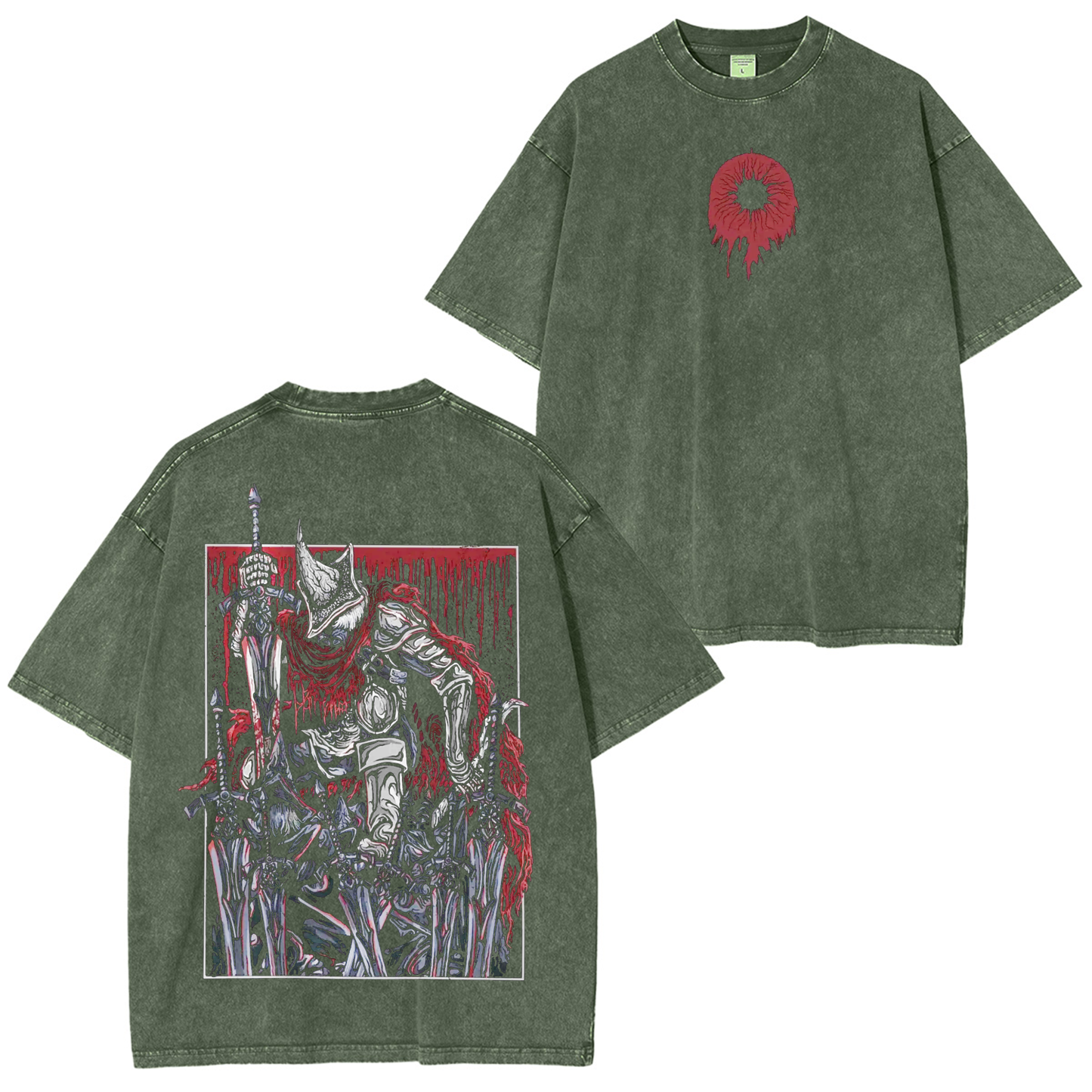 Abyss Watchers Game Unisex Washed T-Shirt