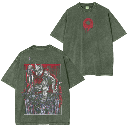 Abyss Watchers Game Unisex Washed T-Shirt