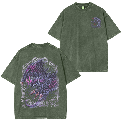 Gore Magala the Black Eclipse Game Unisex Washed T-Shirt