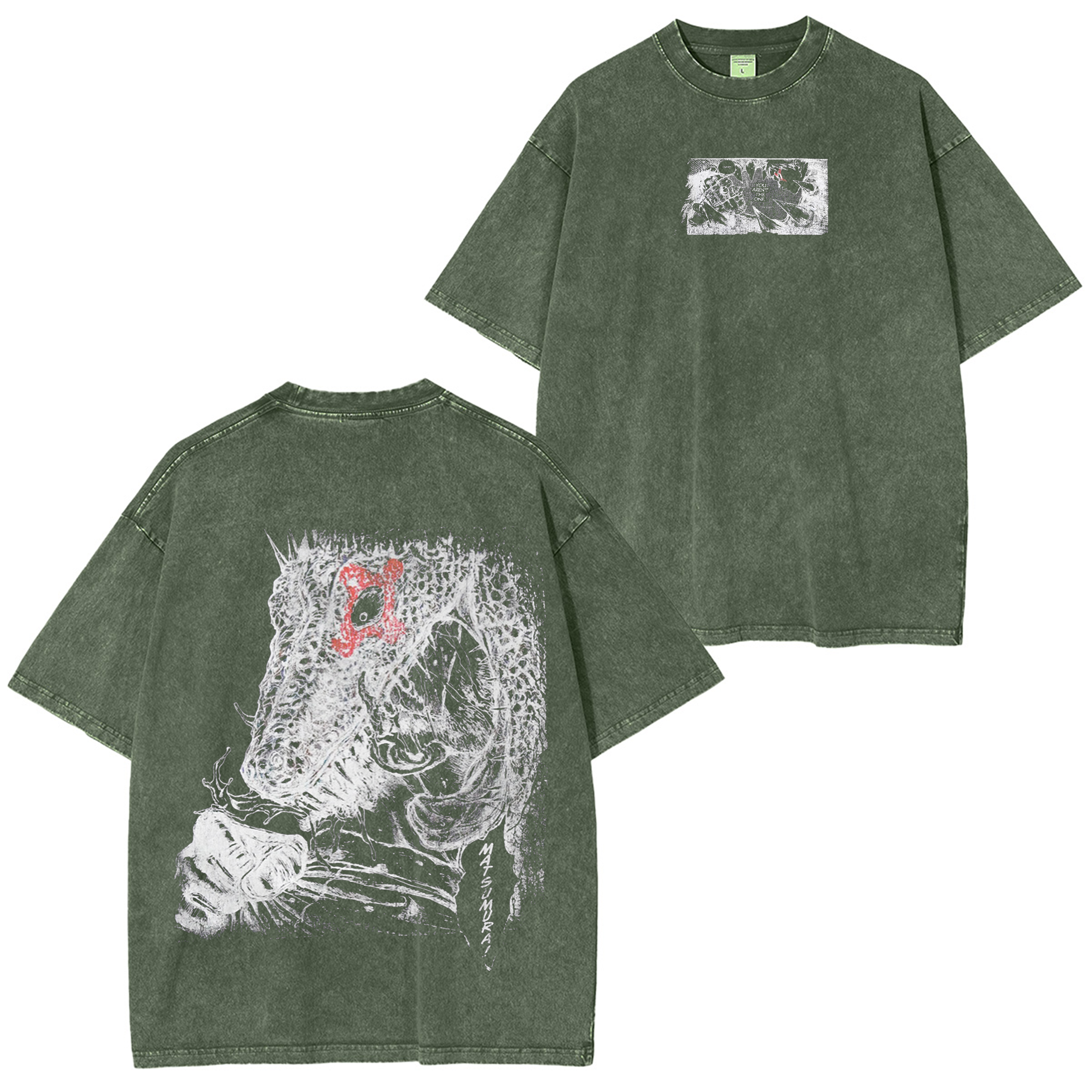 Dorohedoro Anime Unisex Washed T-Shirt