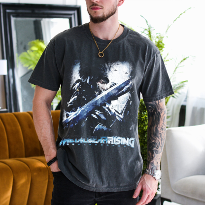 2013 Metal Gear Rising Revengeance Raiden Konami Remake  Unisex T-shirt/Crewneck/Hoodie