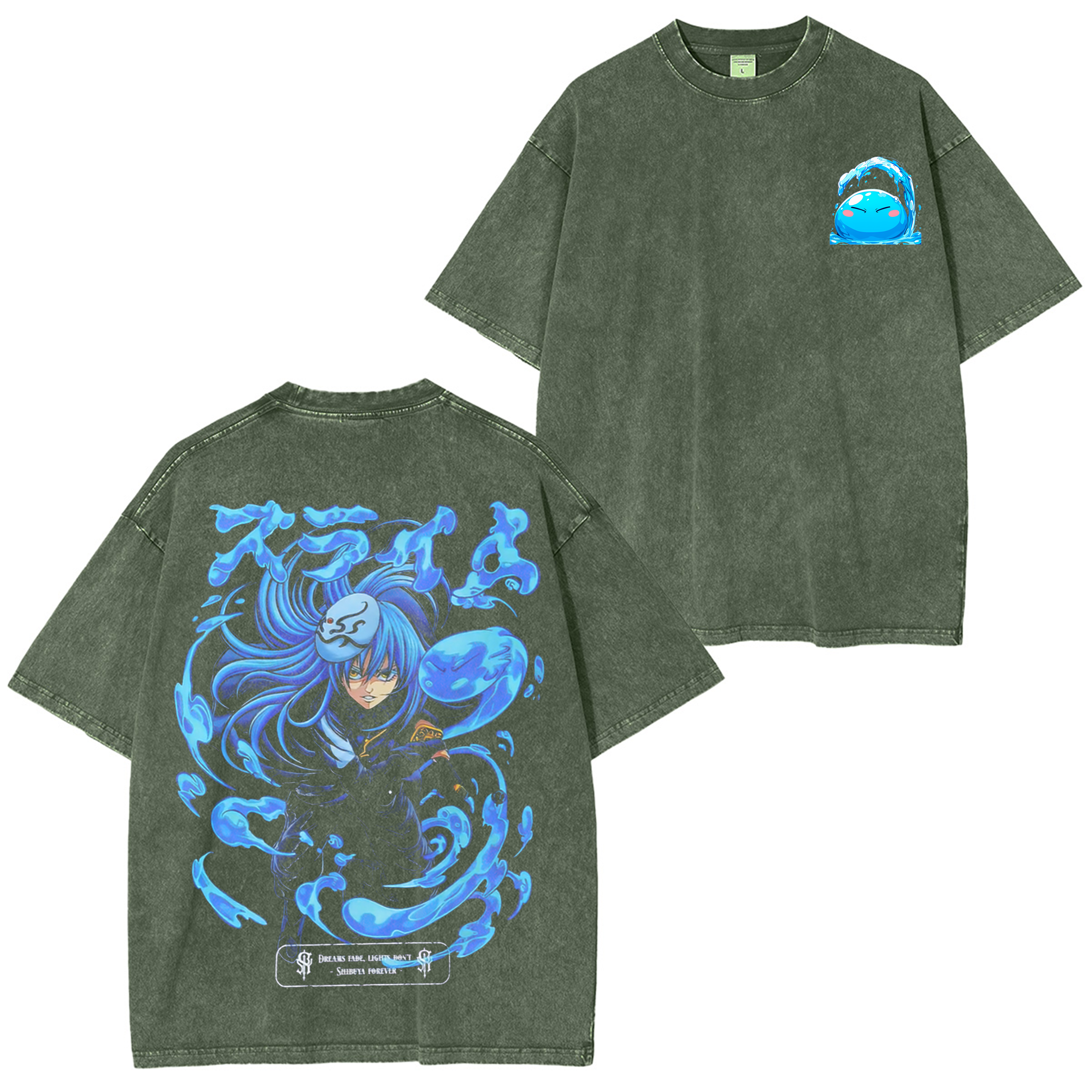 Rimuru Tempest Anime Unisex Washed T-Shirt