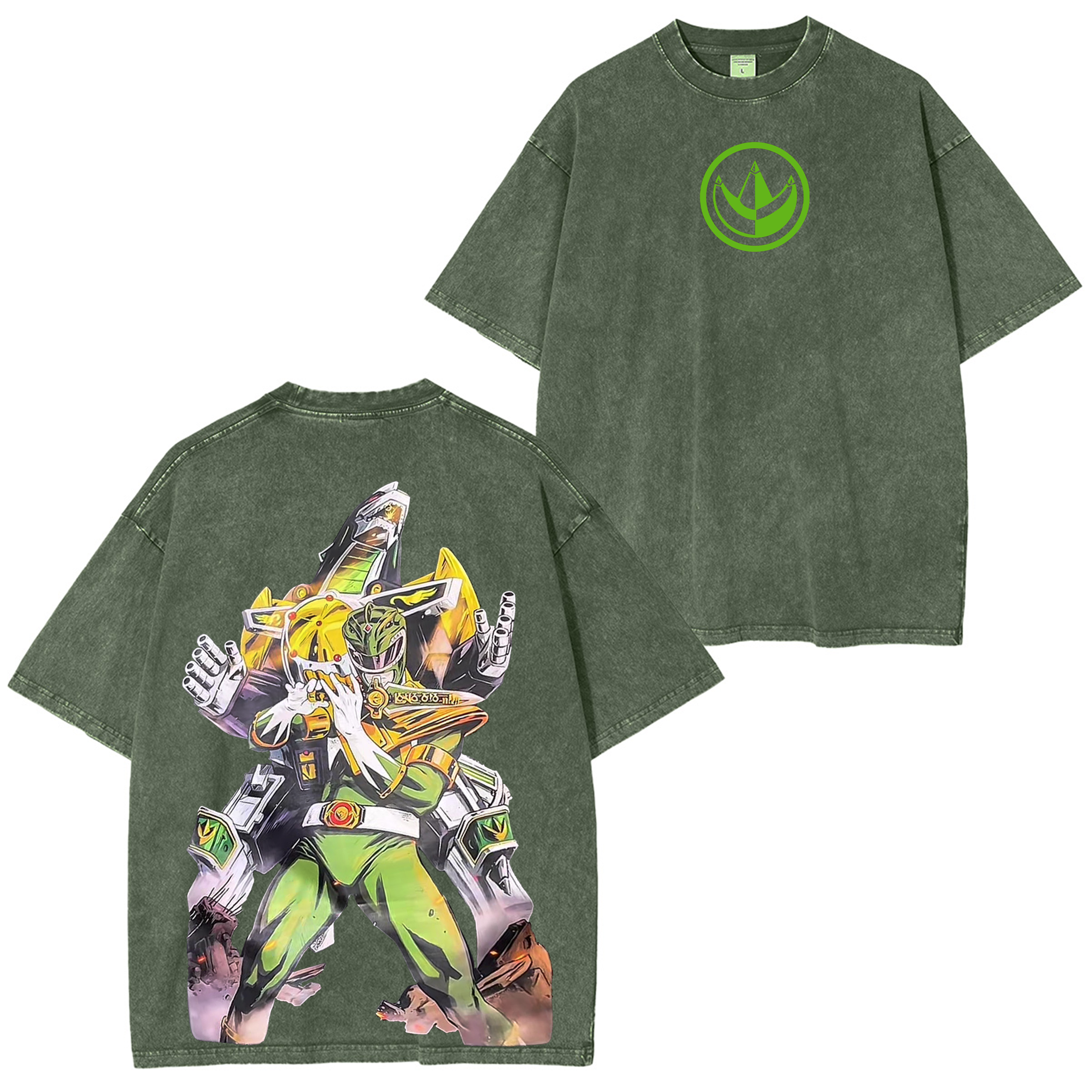 Green Ranger-Rodrigo Lorenzo Unisex Washed T-Shirt