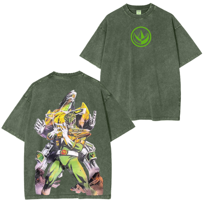 Green Ranger-Rodrigo Lorenzo Unisex Washed T-Shirt