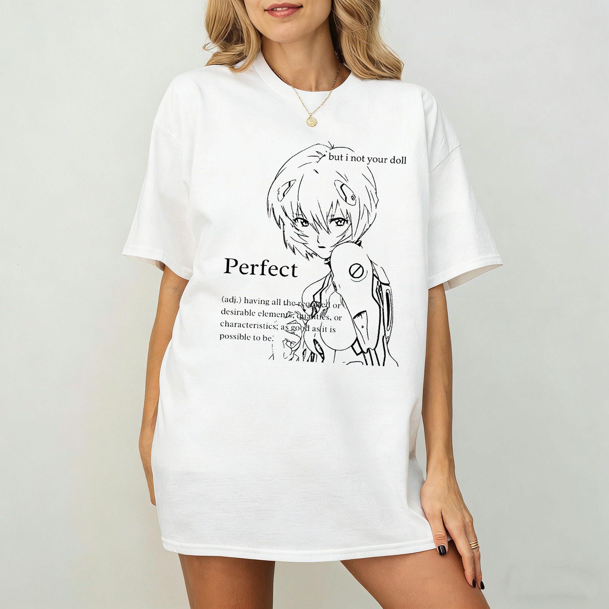 Rei Ayanami,Evangelion Anime  Oversize Unisex Shirts/Crewneck/Hoodie