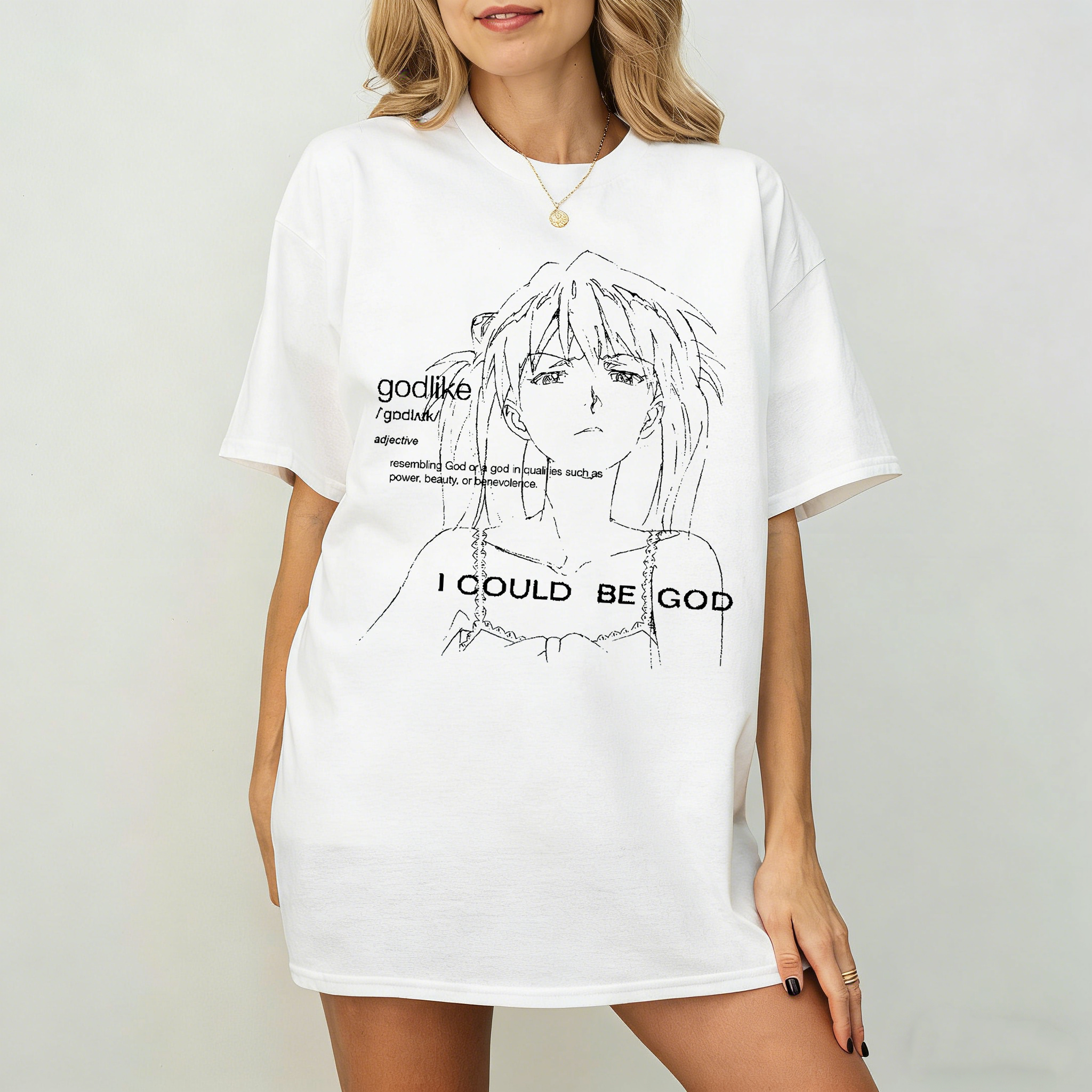 Asuka Existencial,Evangelion Anime  Oversize Unisex Shirts/Crewneck/Hoodie
