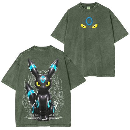 Pokemon anime Unisex Washed T-Shirt