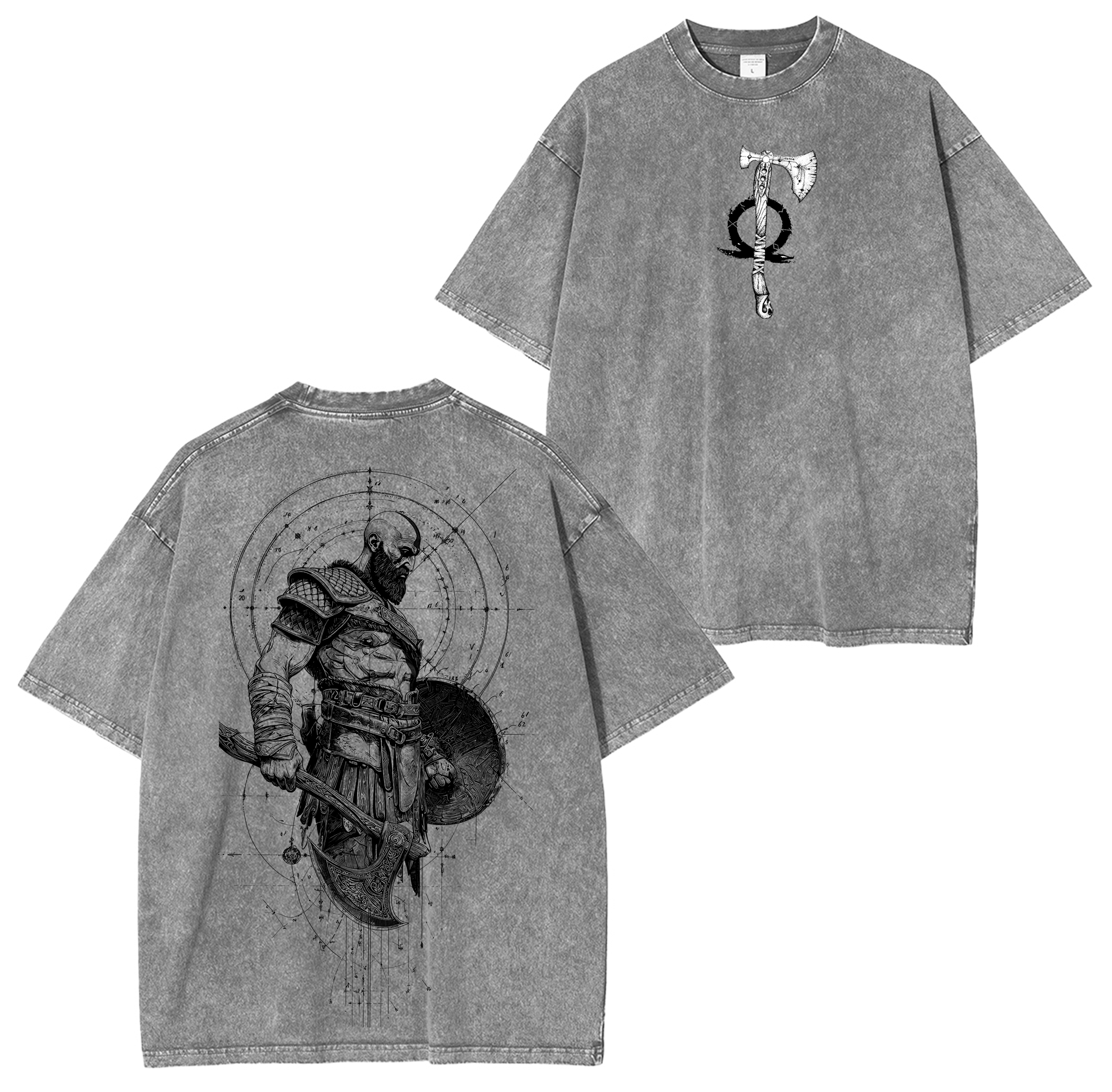 Kratos God of War Oversized T-shirt/Crewneck/Hoodie