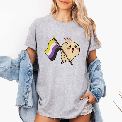 Cute Chiikawa Pride Flags AnimeOversize Unisex Shirts/Crewneck/Hoodie
