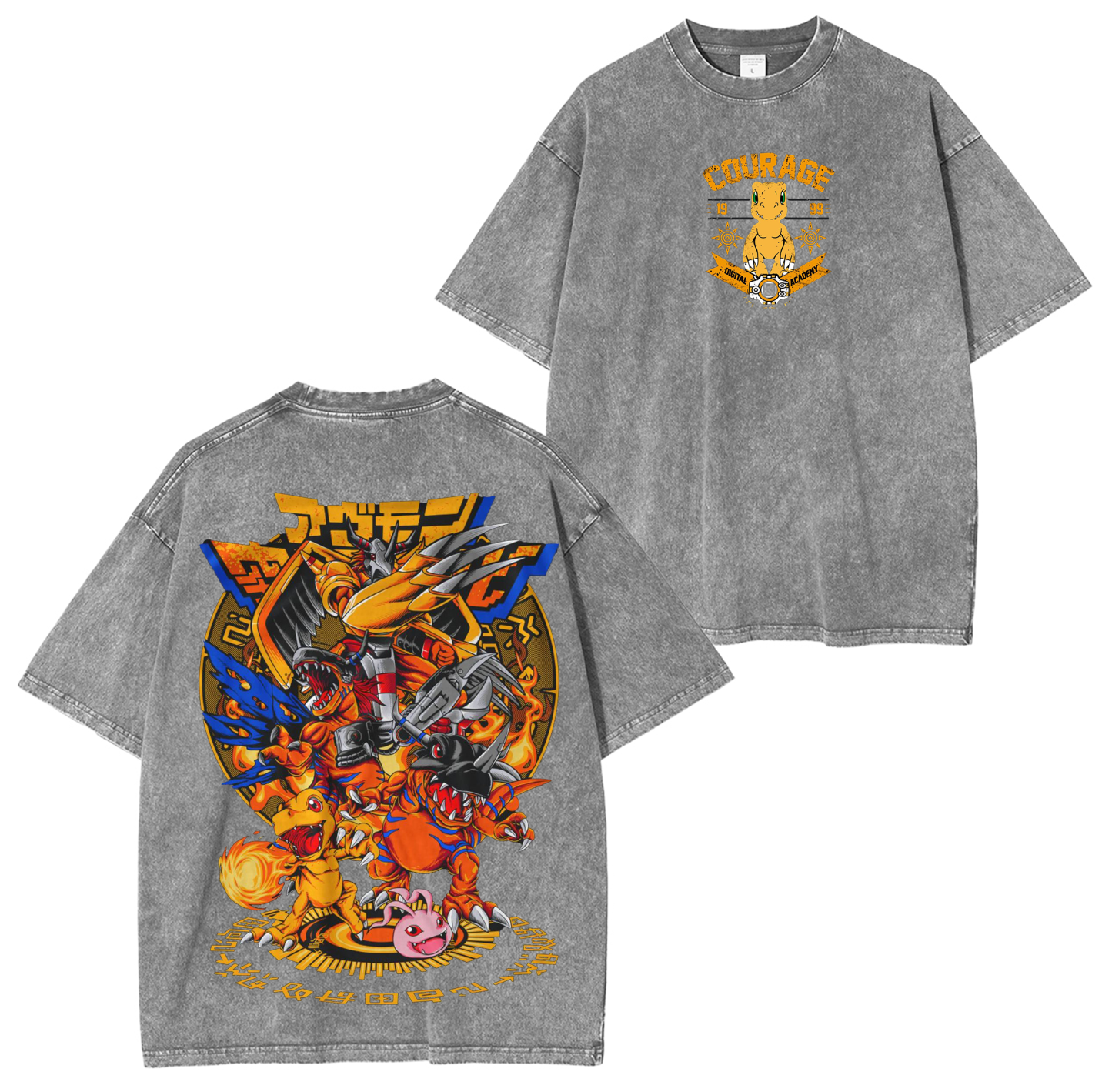Digimon Adventure anime Unisex Washed T-Shirt