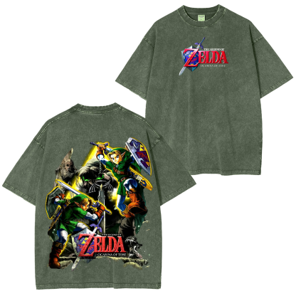 The Legend of Zelda Unisex Washed T-Shirt