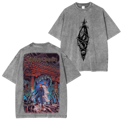 Jujutsu Kaisen Anime  Unisex Washed T-Shirt