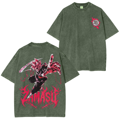 Goku Dragon Ball Z Anime Unisex Washed T-Shirt