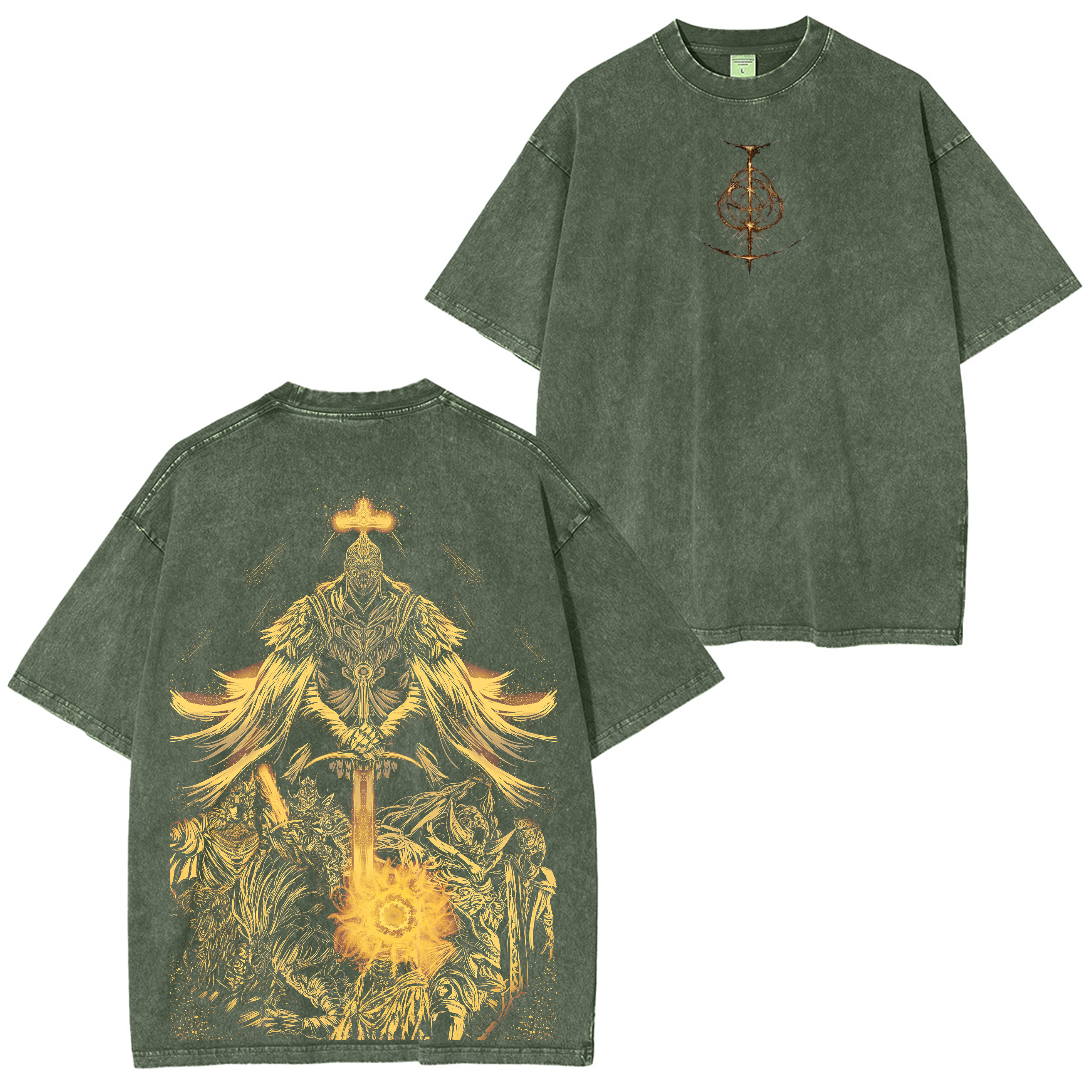Elden Lord,Elden Ring Game Unisex Washed T-Shirt