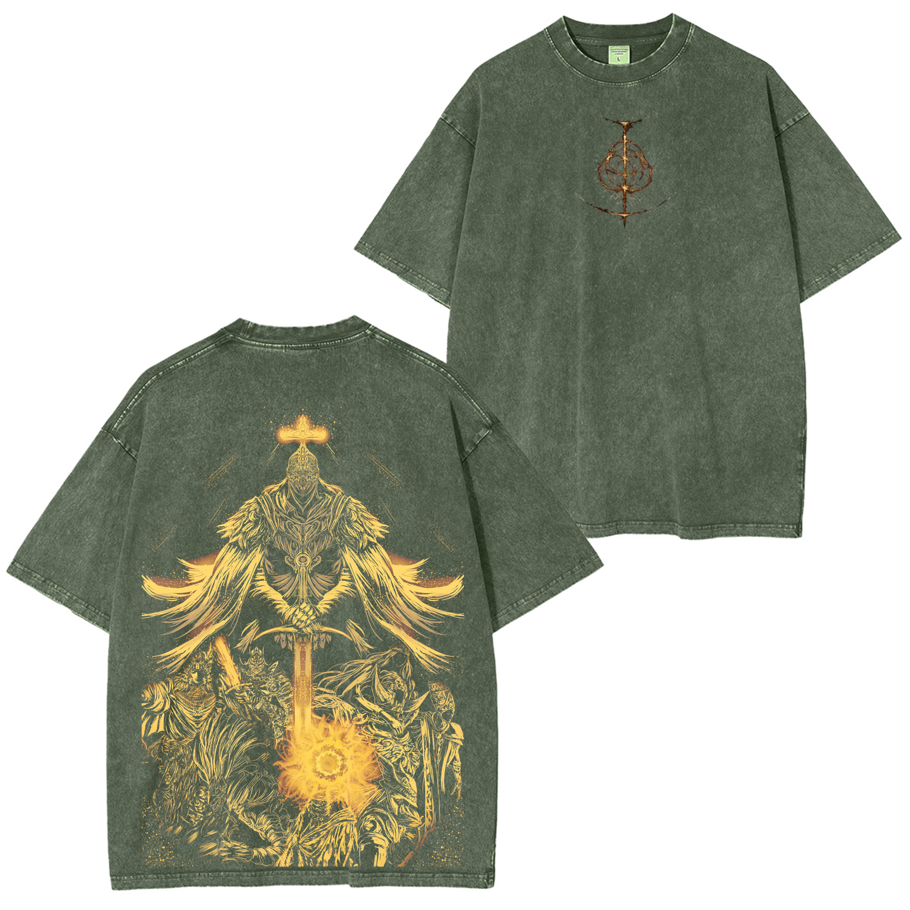 Elden Lord,Elden Ring Game Unisex Washed T-Shirt