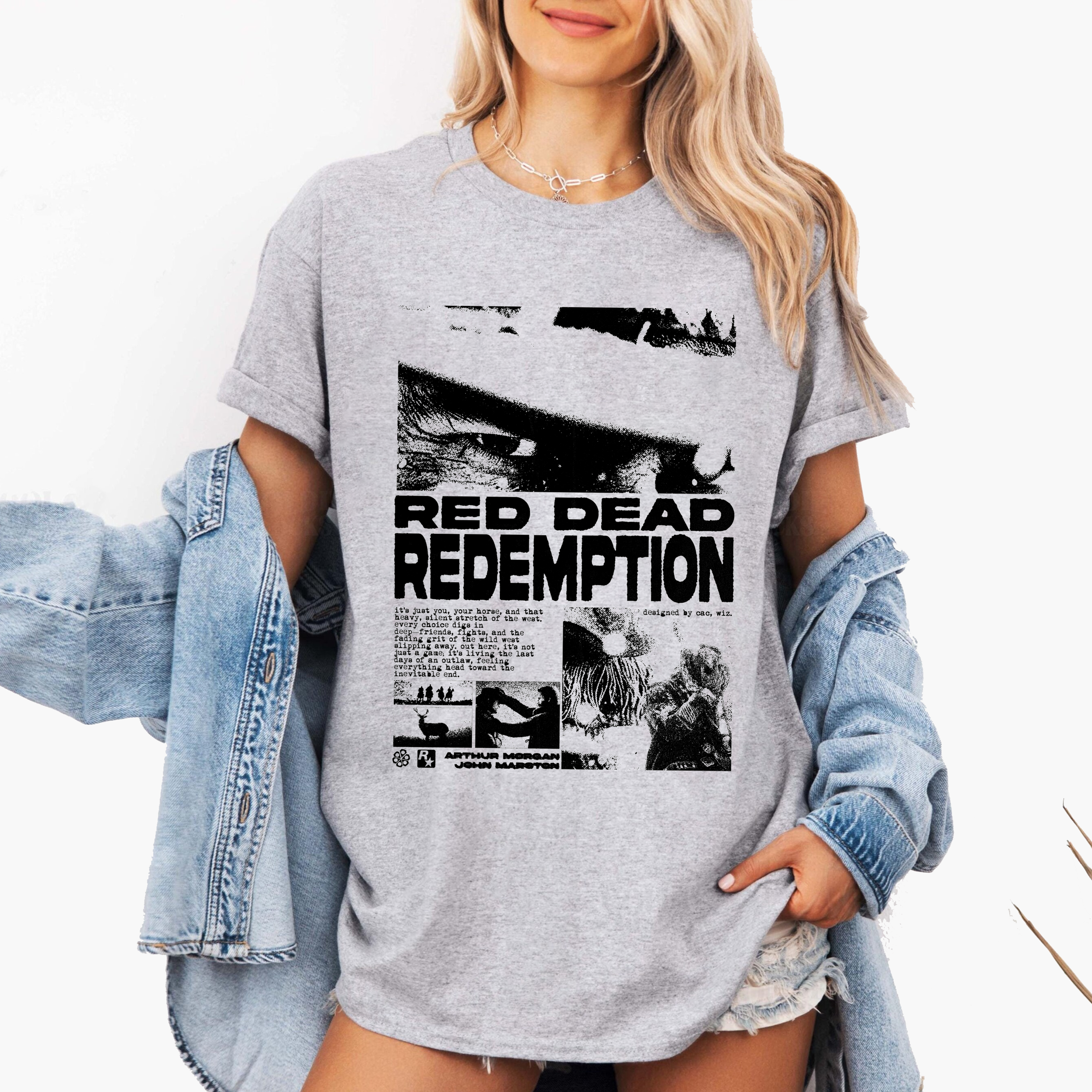 Red Dead Redemption Graphic Oversize Unisex Shirts/Crewneck/Hoodie