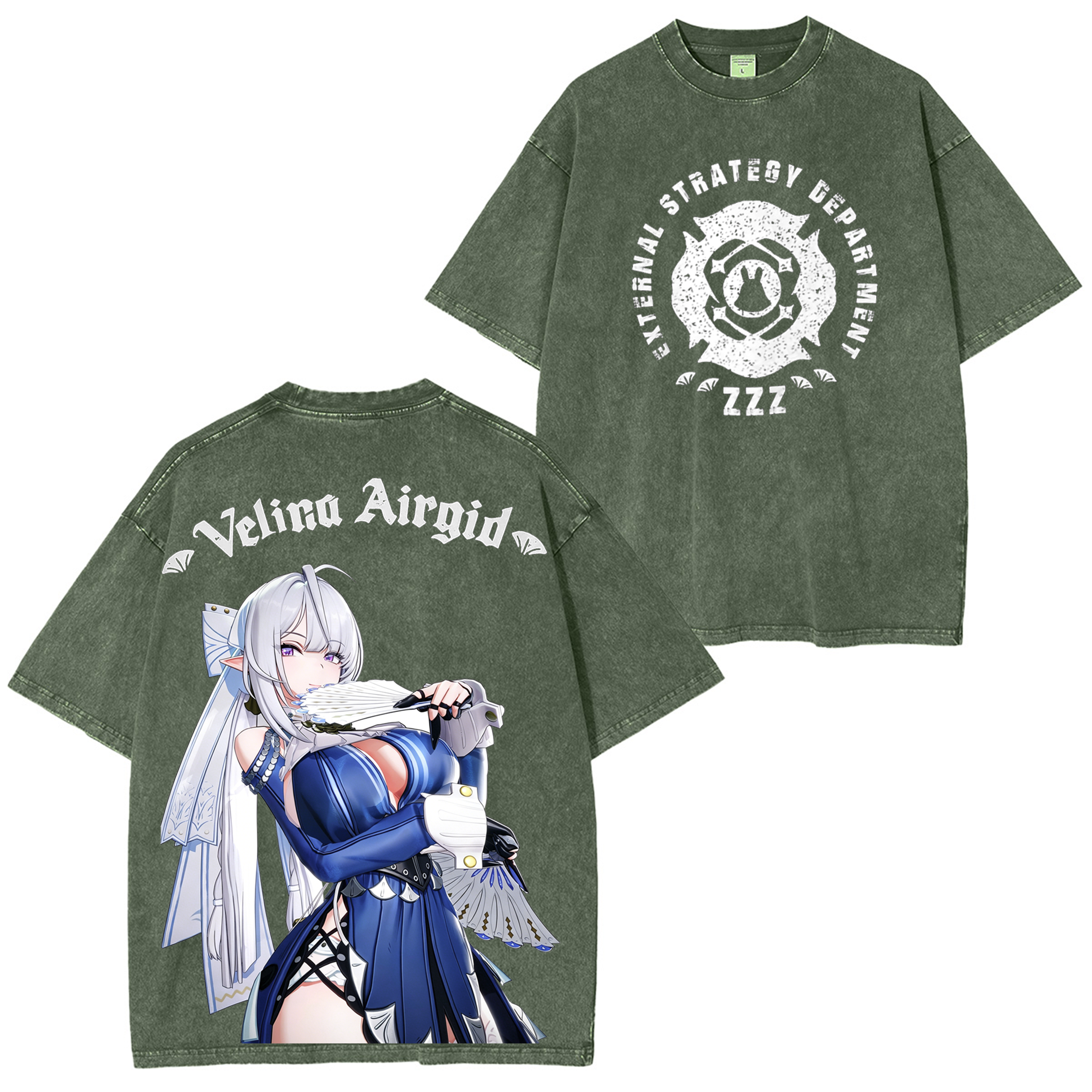 Velina Airgid Zenless Zone Zero Unisex Washed T-Shirt