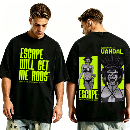 Marathon Escape Will Make Me God Unisex Washed T-Shirt