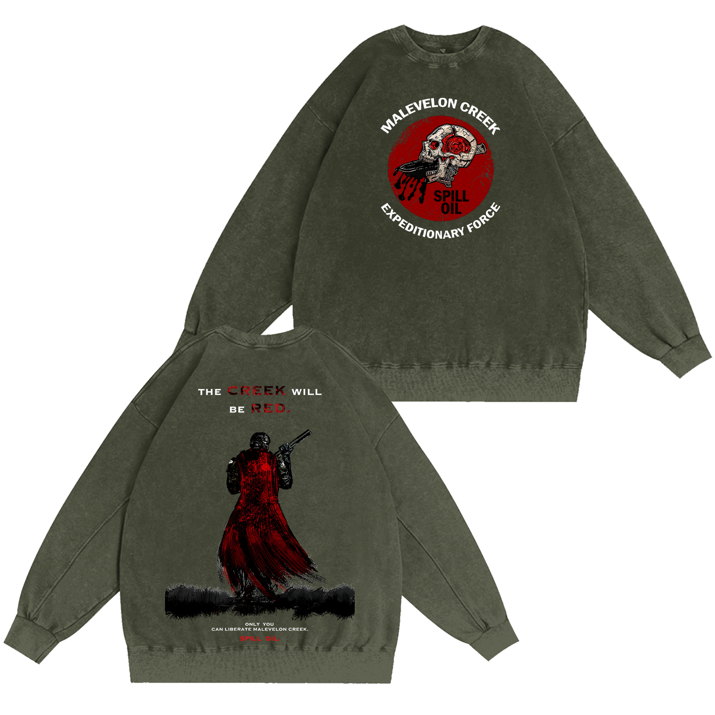 Helldivers 2 Game Washed T-shirt/Crewneck/Hoodie