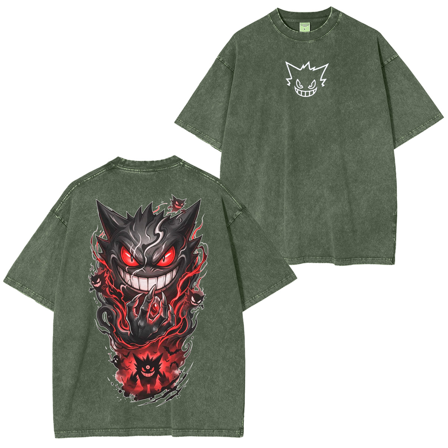 Gengar pokemon Oversized T-shirt/Crewneck/Hoodie