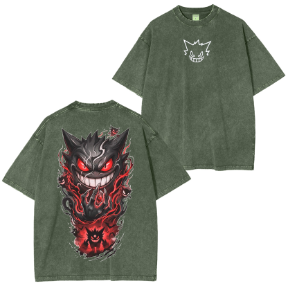 Gengar pokemon Oversized T-shirt/Crewneck/Hoodie