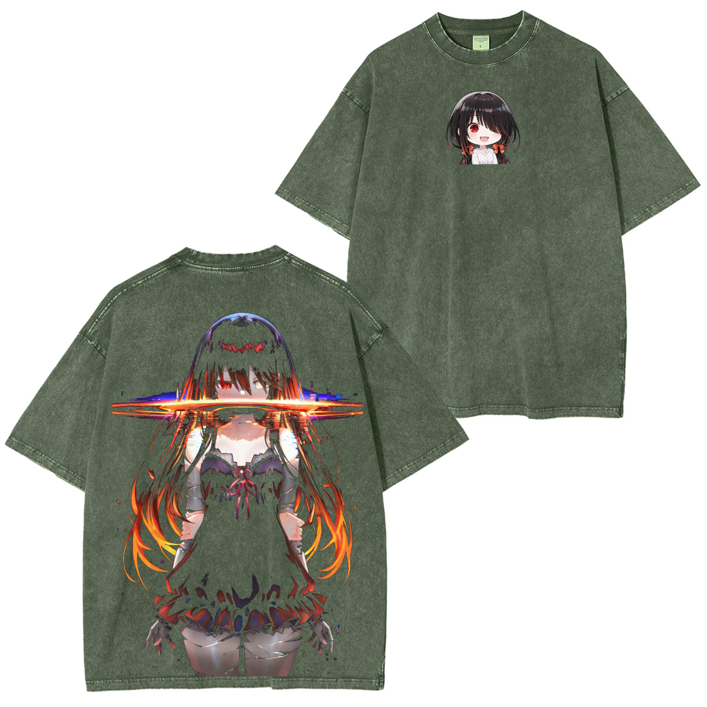 Kurumi Tokisaki Anime Oversized T-shirt/Crewneck/Hoodie