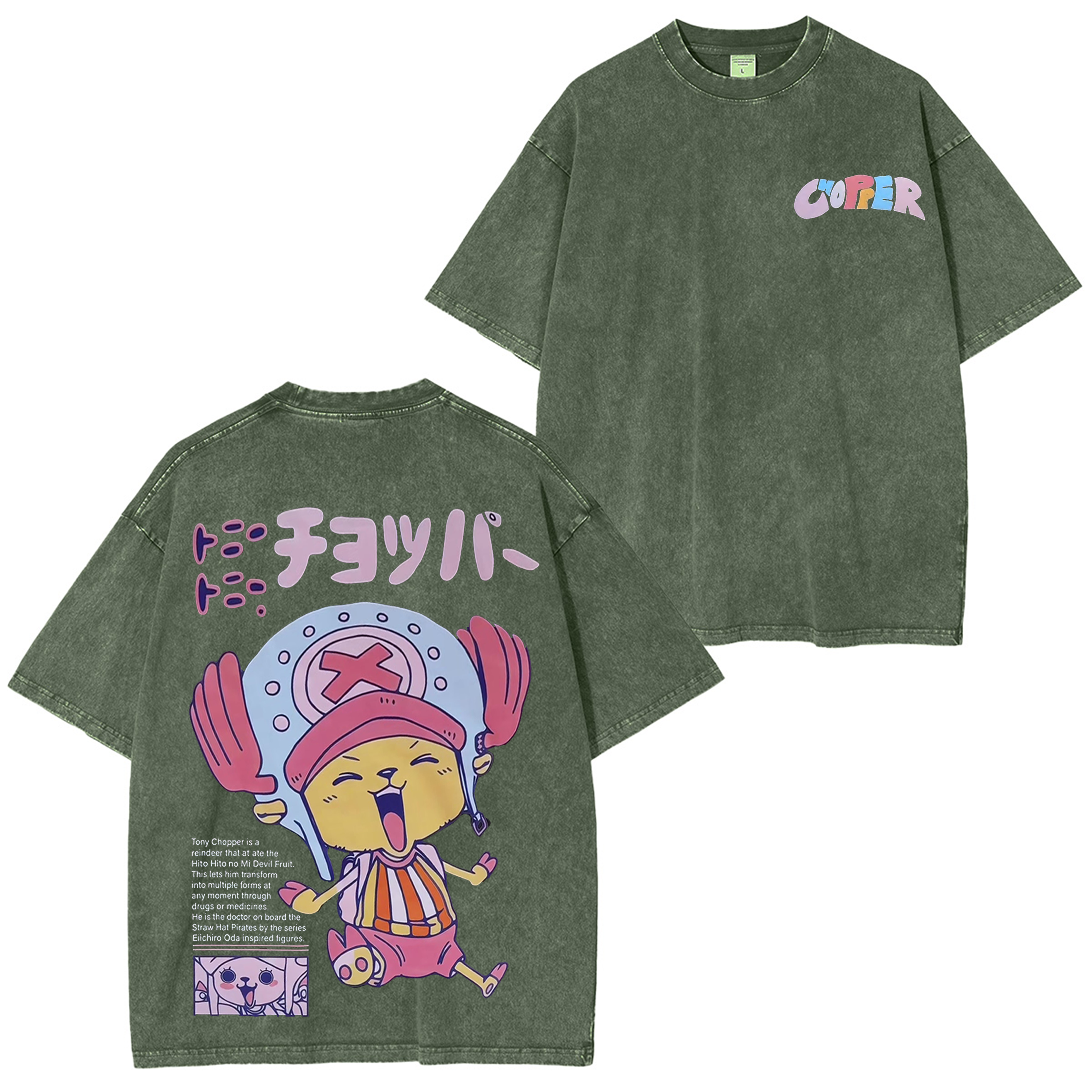 Tony Tony Chopper Anime Oversized T-shirt/Crewneck/Hoodie