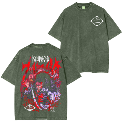 Kenpachi Zaraki,Bleach Anime Oversized T-shirt/Crewneck/Hoodie