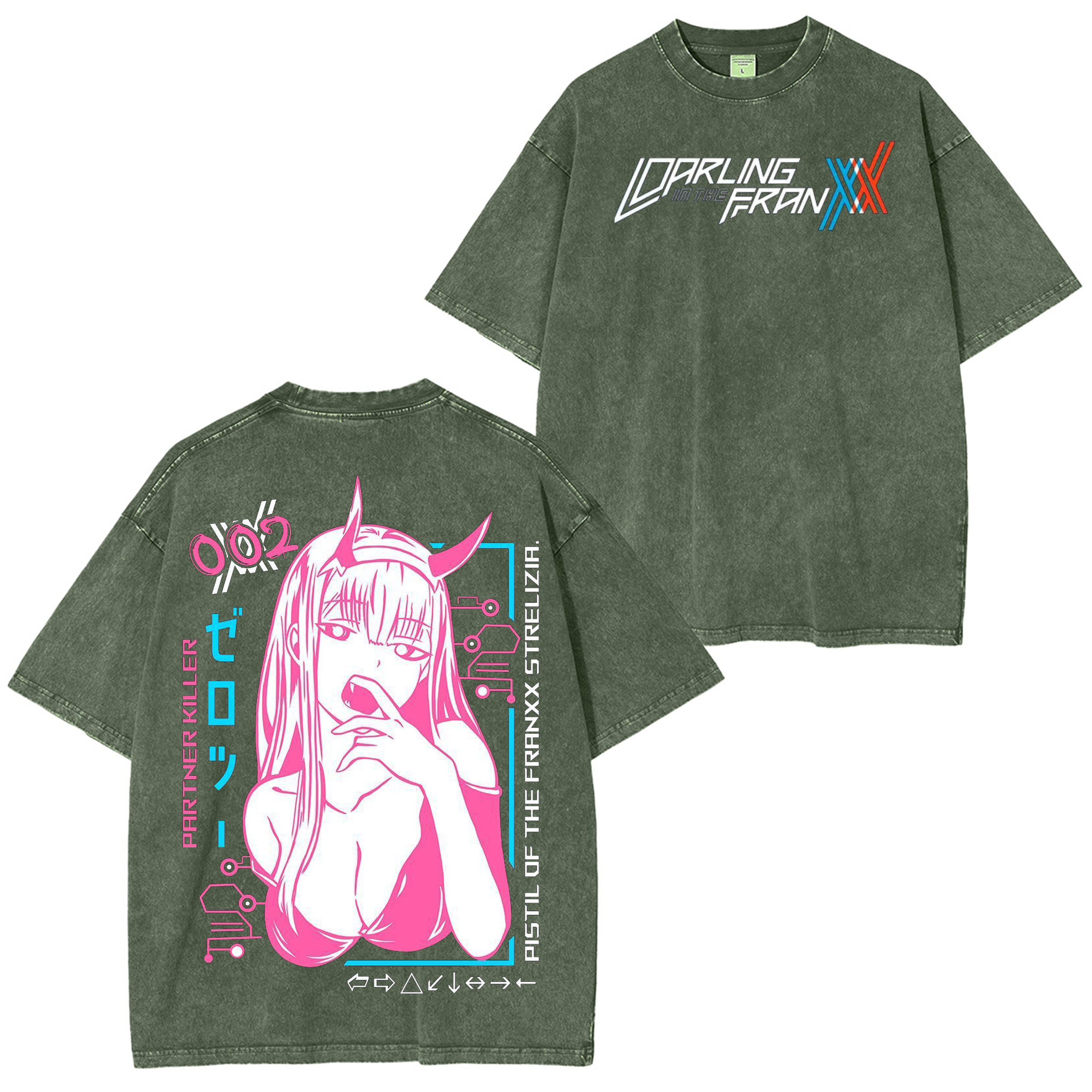 Zero Two Darling in the Franxx Oversized T-shirt/Crewneck/Hoodie