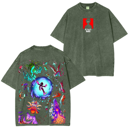Shigeo Kageyama,Mob Psycho 100 Anime Unisex Washed T-Shirt