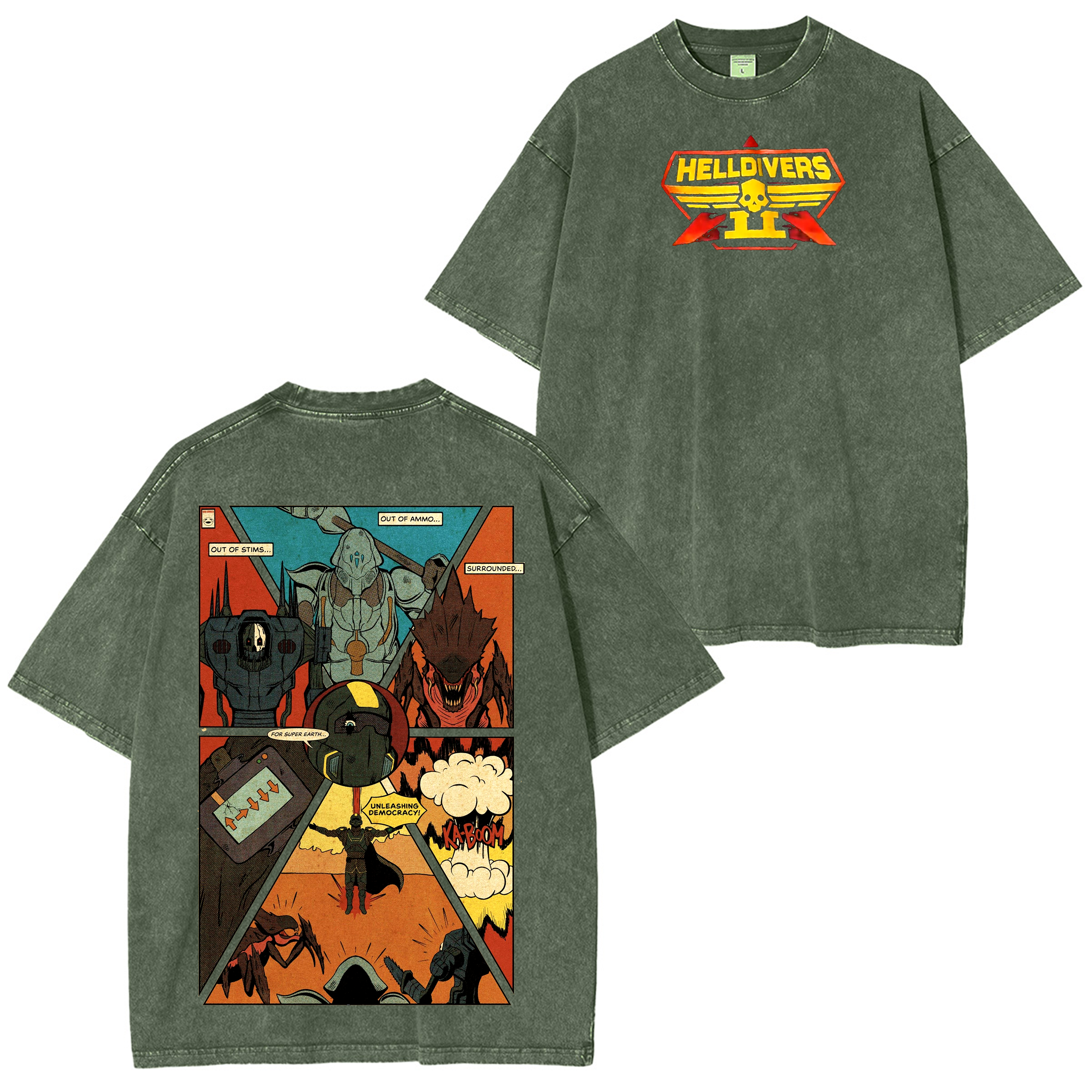 Helldivers 2 Oversized T-shirt/Crewneck/Hoodie