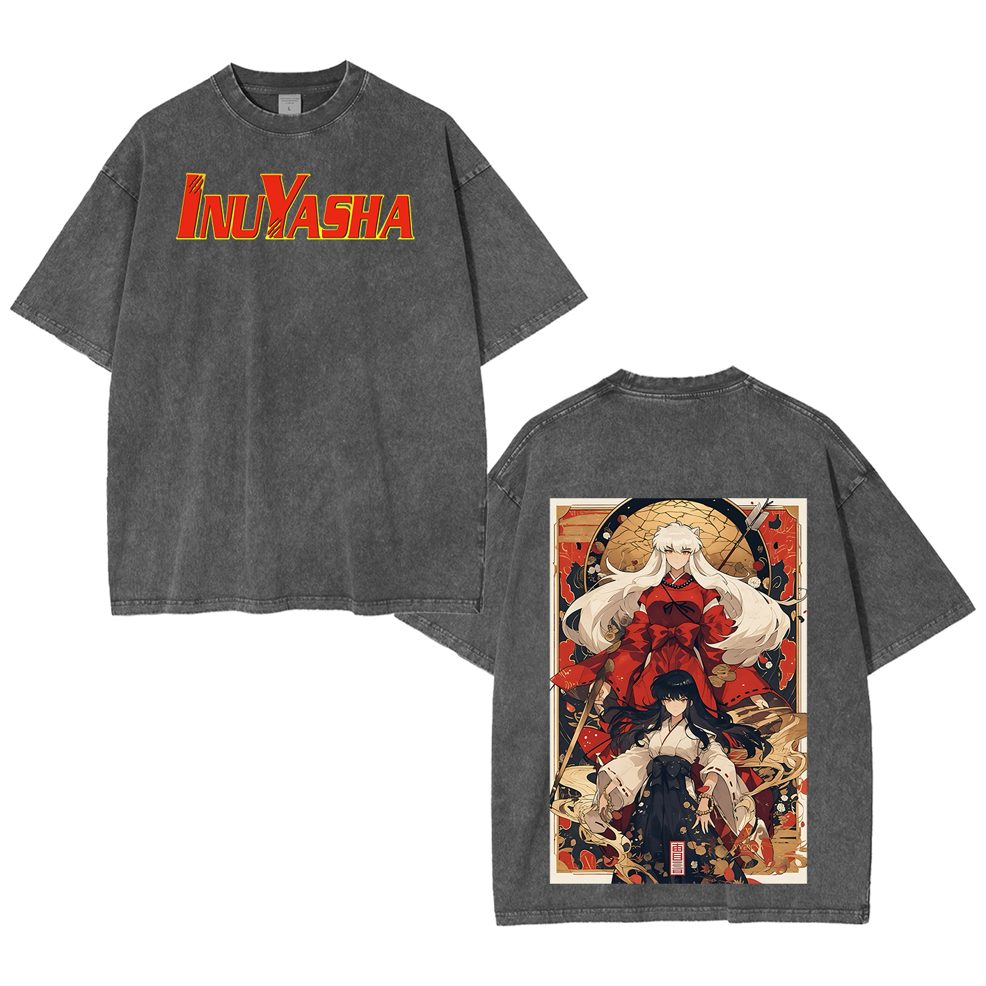 Inuyasha Vintage Unisex  Washed T-Shirt